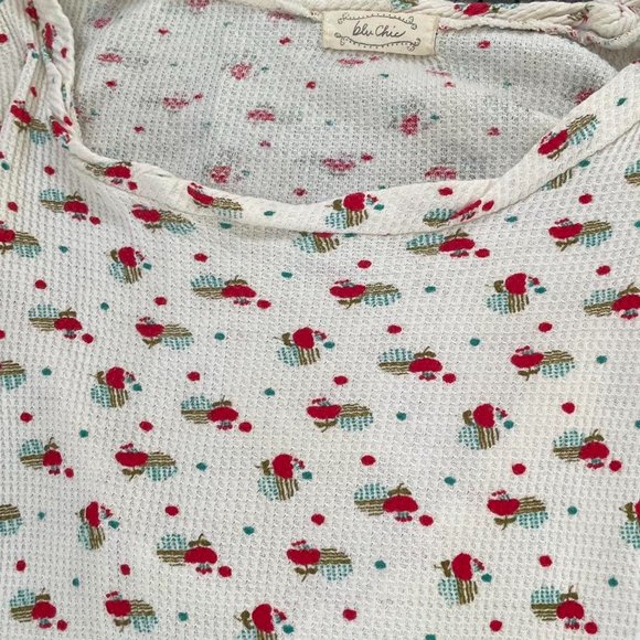 Light Beige Waffle Knit Long Sleeve - Picture 2 of 3